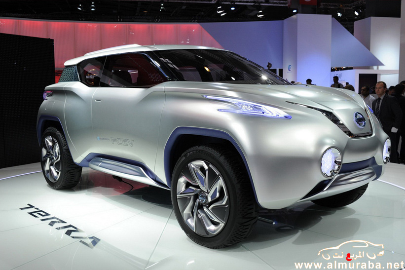 نيسان تيرا 2013 تكشف نفسها في معرض باريس وتعمل بخلايا الطاقة الهيدروجينية Nissan TeRRa 4